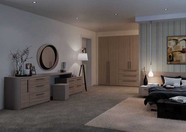 Fitted bedroom furniture