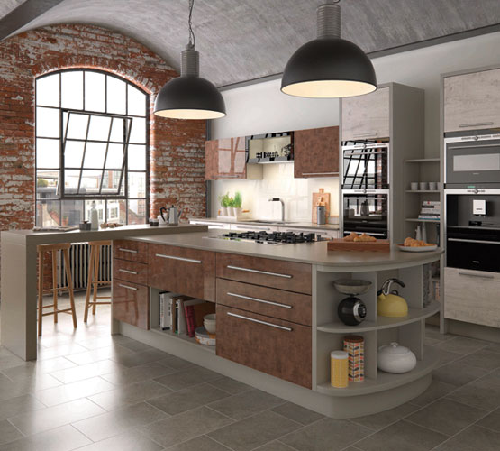 Cucina Colore Lastra Kitchens